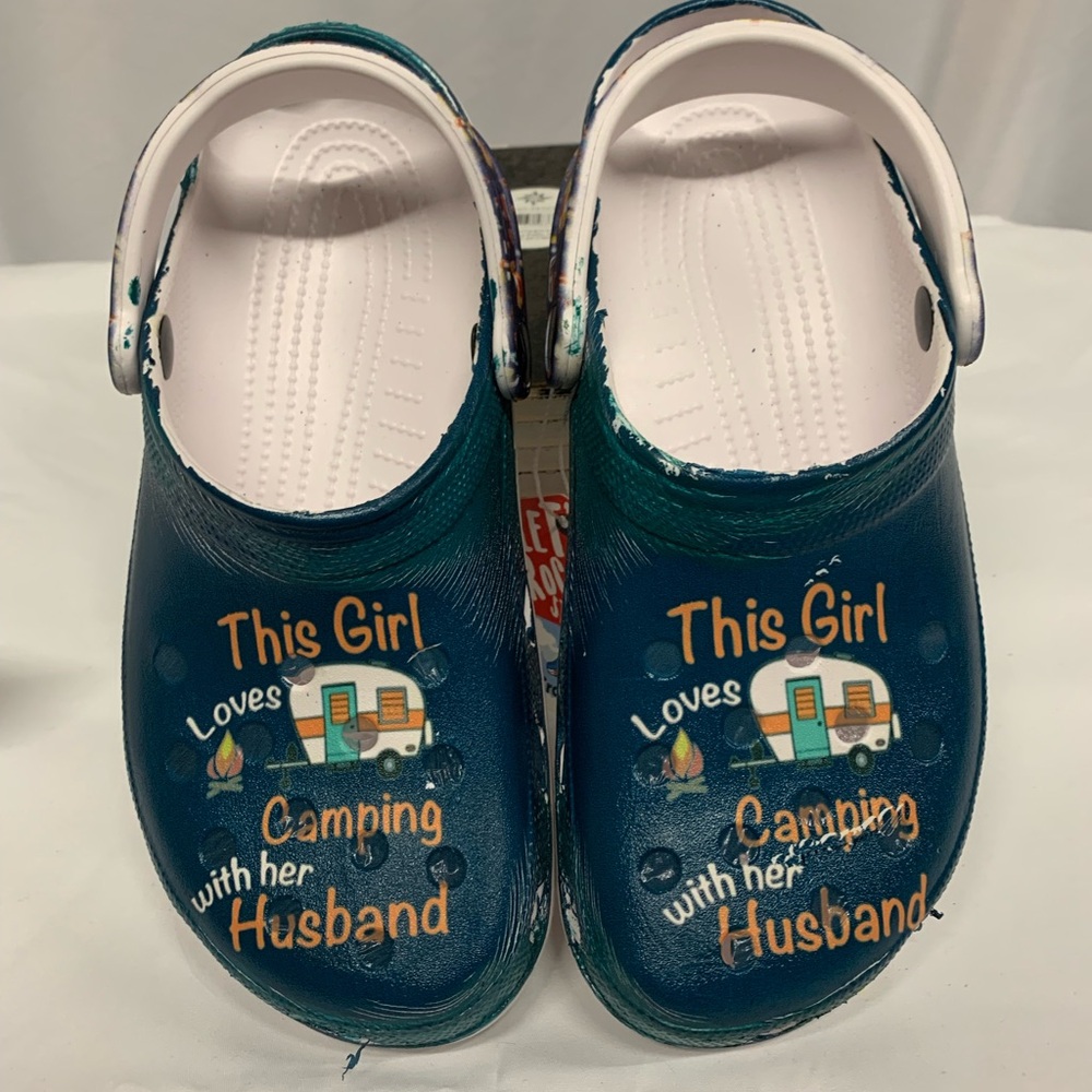 CROCS Green Sandals with Ventilation Holes